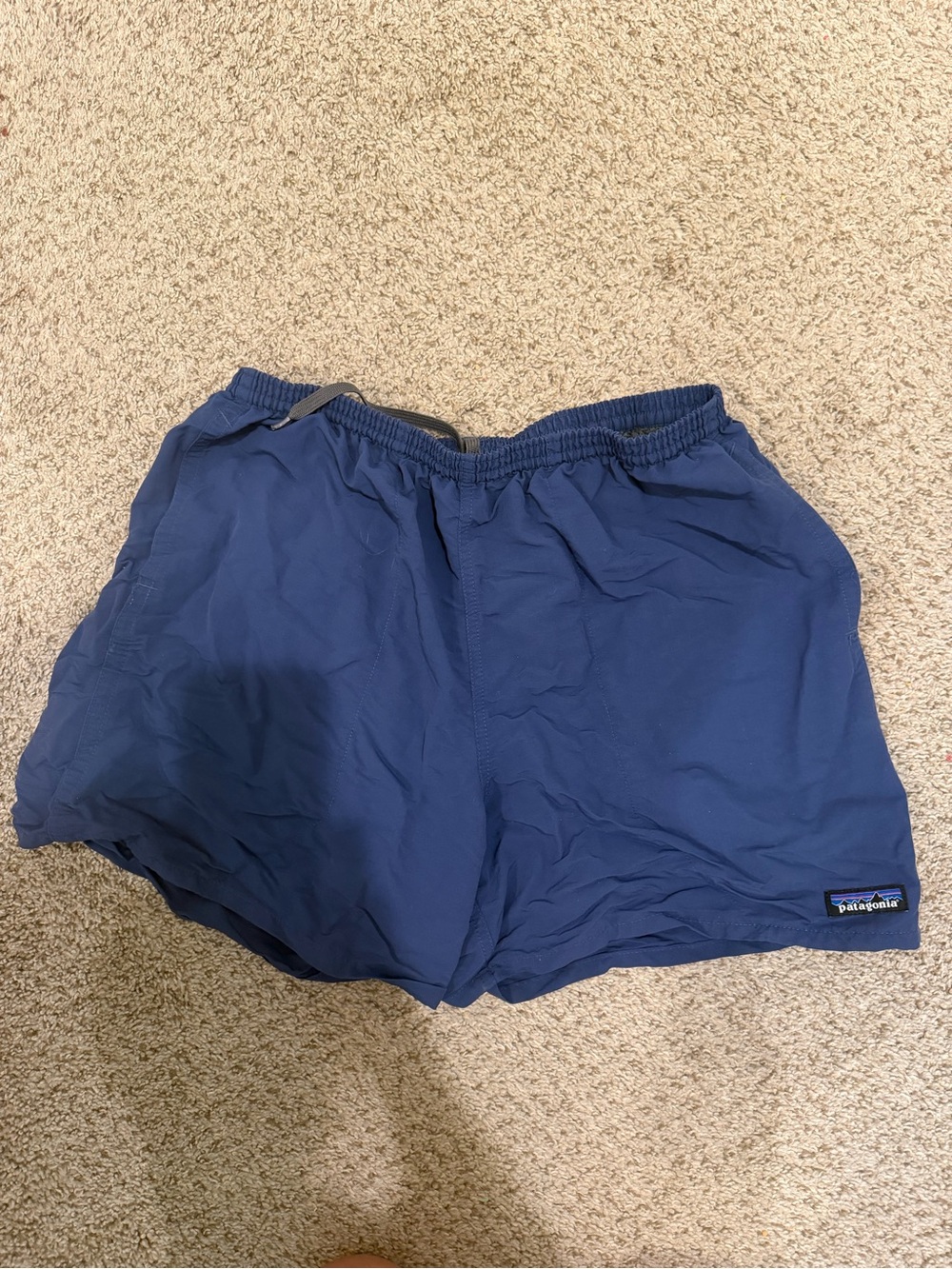 Patagonia Men's Dark Blue Athletic Swim Shorts